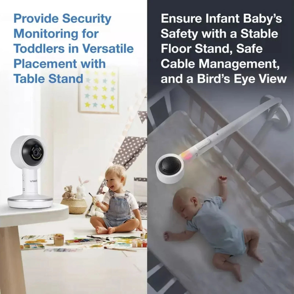 VTech RM7787 HD 7" Over-the-Cot Wi-Fi Baby Monitor