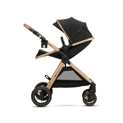 Kinderkraft Esme Pro 3-in-1 Travel System with Mink Pro Car Seat - Pure Black