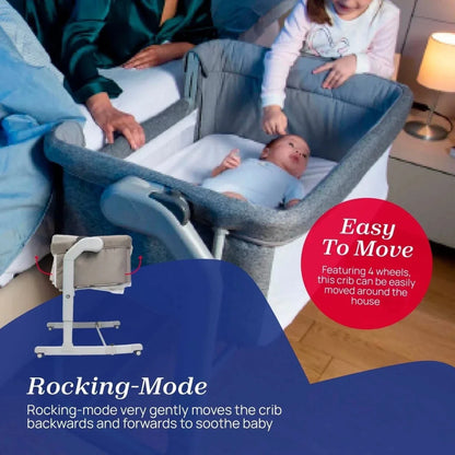 Chicco Next2Me Magic Evo Crib - Dark Gray