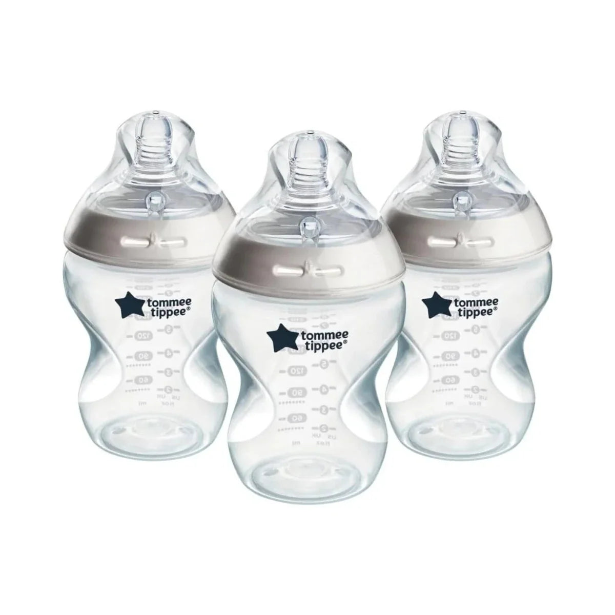 Tommee Tippee Closer to Nature Baby Bottle 260ml Pack of 3