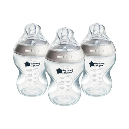 Tommee Tippee Closer to Nature Baby Bottle 260ml Pack of 3