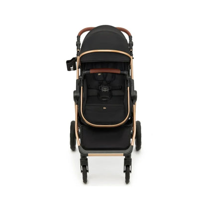 Kinderkraft Esme Pro 3-in-1 Travel System with Mink Pro Car Seat - Pure Black